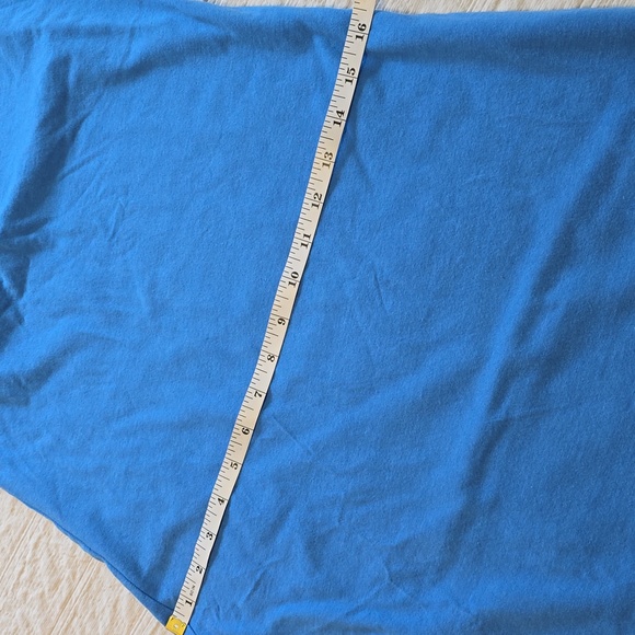 Threads 4 Thought Blue Maxi Dress with Rust Orange Trim - Picture 8 of 16